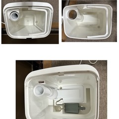 ハイブリット加湿器　モダンデコ　ホワイト/白の画像