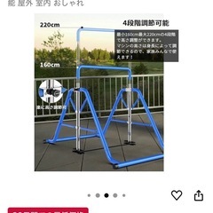 家族みんなで使える、鉄棒！の画像