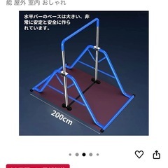 家族みんなで使える、鉄棒！の画像
