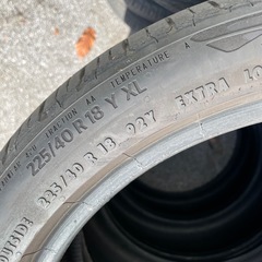18インチ 中古タイヤ4本の画像