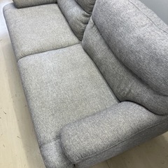 【配送無料】2人掛けソファ✨グレー　　5241の画像