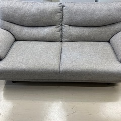 【配送無料】2人掛けソファ✨グレー　　5241の画像
