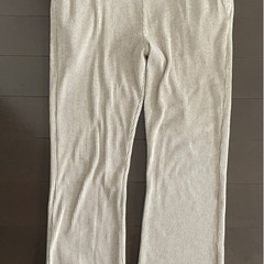 and meマタニティ ストレッチパンツ セット　リブフレアL テーパードMの画像