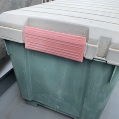 【譲渡済】★無料★ベランダ収納コンテナBOX（大型）の画像