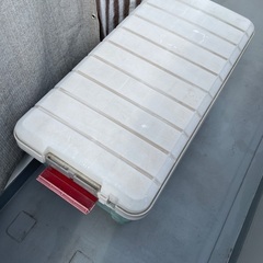 【譲渡済】★無料★ベランダ収納コンテナBOX（大型）の画像