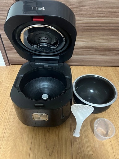 T-fal ザ・ライス 遠赤外線IH炊飯器 3.5合　RK8818JP ブラック ティファール IRIS OHYAMA
