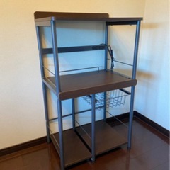 【美品】ニトリ スライド式レンジラック