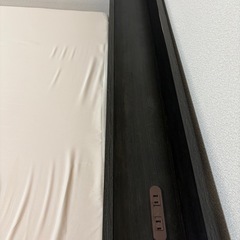ベッドフレーム、高反発マットレスの画像