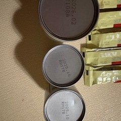 【一旦停止中】ほほえみらくらくミルク　　キューブ　缶　セットの画像