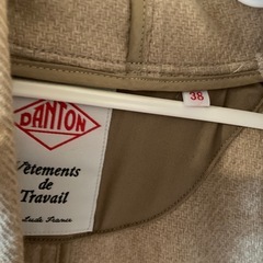 美品 DANTON ダントン ウールモッサコート ３８サイズの画像