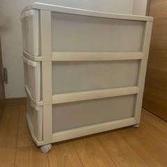 キャビネット　収納　ケース　キャスター付きの画像