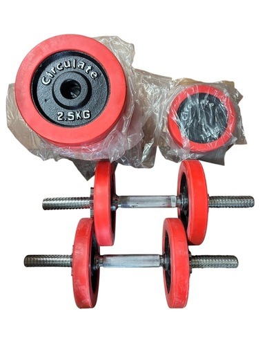 可変式ダンベル ラバー ダンベル 1.5kg 2.5kg ダンベル ラバー 筋トレ トレーニング 2個セット　