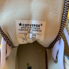 converseハイカットコーディロイの画像
