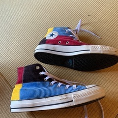 converseハイカットコーディロイの画像