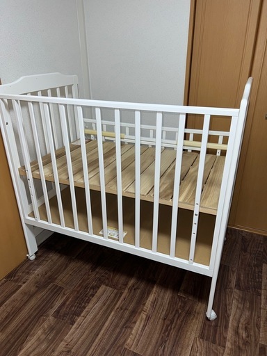 ショップ KATOJI ハイポジションベビーベッド アーチ（ホワイト）