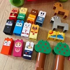 美品＊アンパンマンブロック２点セットの画像