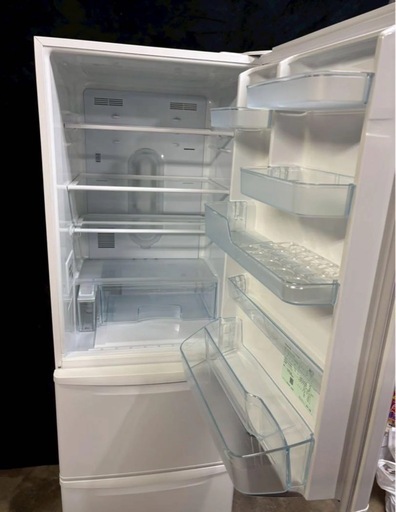 【成約済み】Panasonic 冷蔵庫 NR-C372N-W 2021年製 365L 3ドア