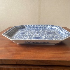 八角皿　有田焼の画像