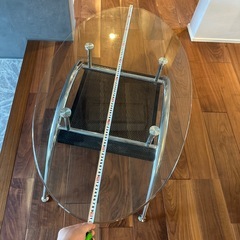 美品　ガラステーブル　センターテーブルの画像