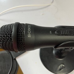 ダイナミックマイク SONY マイクスタンドの画像