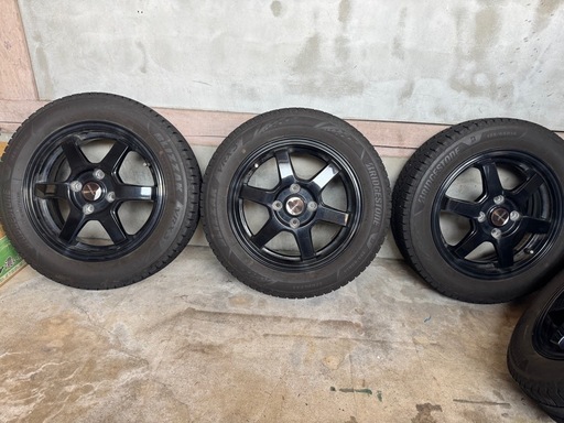 155/65/R14スタッドレス　アルミホイール4本セット