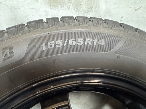 155/65/R14スタッドレス　アルミホイール4本セット
