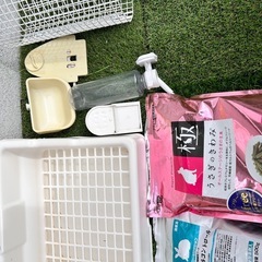 ウサギ飼育用品無償の画像