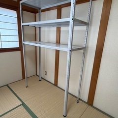 金属製大型、収納ラック、商品棚3段【お話中】の画像