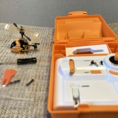 【超美品！無料！】赤外線ヘリコプター PICO-FALCON ピコファルコン（オレンジ）を差し上げます！の画像