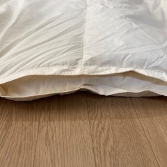 NITORI ニトリ　2枚合わせ羽毛布団シングルの画像