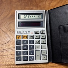 Canon PS-80 電卓　レトロの画像