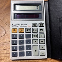 Canon PS-80 電卓　レトロの画像