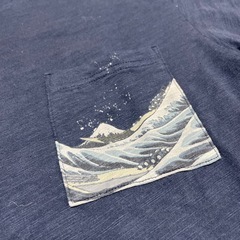 ユニクロ　葛飾北斎コラボTシャツ　メンズLサイズの画像
