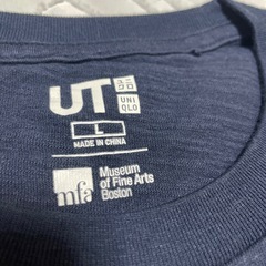 ユニクロ　葛飾北斎コラボTシャツ　メンズLサイズの画像