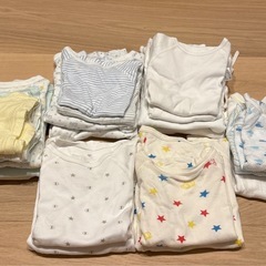 ベビー肌着　短肌着、長肌着　21点セットの画像