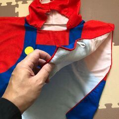 マリオなりきりバスタオルの画像