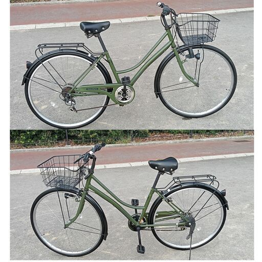 徐々に値下げします。6段変速27インチシティBICYCLE　自転車　ママチャリ　シティーサイクル