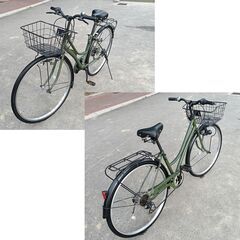 【売買お話し中】　徐々に値下げします。6段変速27インチシティBICYCLE　自転車　ママチャリ　シティーサイクルの画像