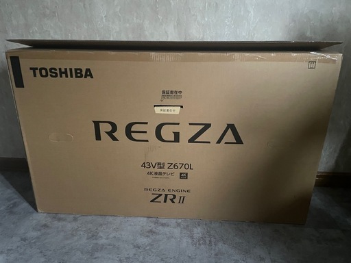 24年製　REGZA レグザ　43インチ　Z670 L