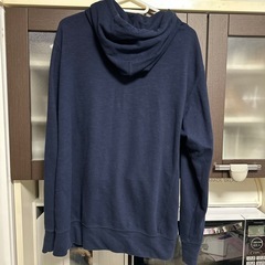大きいサイズ　ユニクロパーカーネイビーの画像