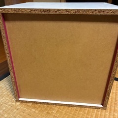 【4個セット】ピンクのサイコロ型カラーボックスの画像