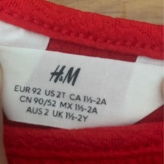 🫧H&M ワンピース　バラ🌹柄　92🫧 の画像