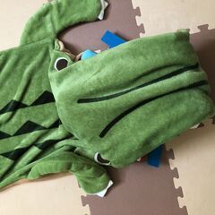 あったか毛布のワニの寝袋の画像