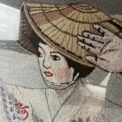 阿波踊り　刺繍　額入りの画像