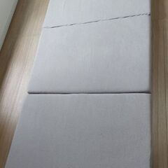 【お届けも可能です】シングル「純」高反発マットレス 3つ折りタイプ 厚み10cm 洗えるカバー 折りたたみ エコテックスの画像