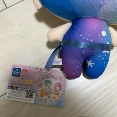 キキララ　ぬいぐるみ　アミューズメント商品　ふわふわ　未使用の画像