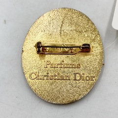 Christian Dior Perfurms ディオール ブローチ 金メッキの画像