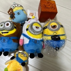ミニオン　まとめ売り　ぬいぐるみ　アミューズメント商品　ふわふわ　未使用の画像