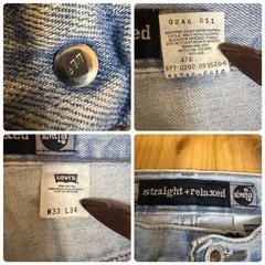00s LEVI’S リーバイス シルバータブ ストレートリラックス W33の画像
