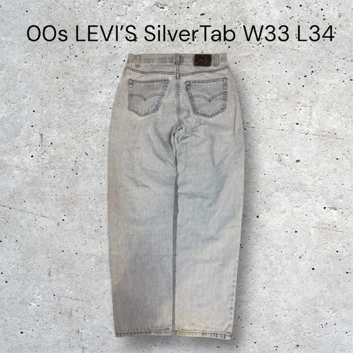 00s LEVI’S リーバイス シルバータブ ストレートリラックス W33